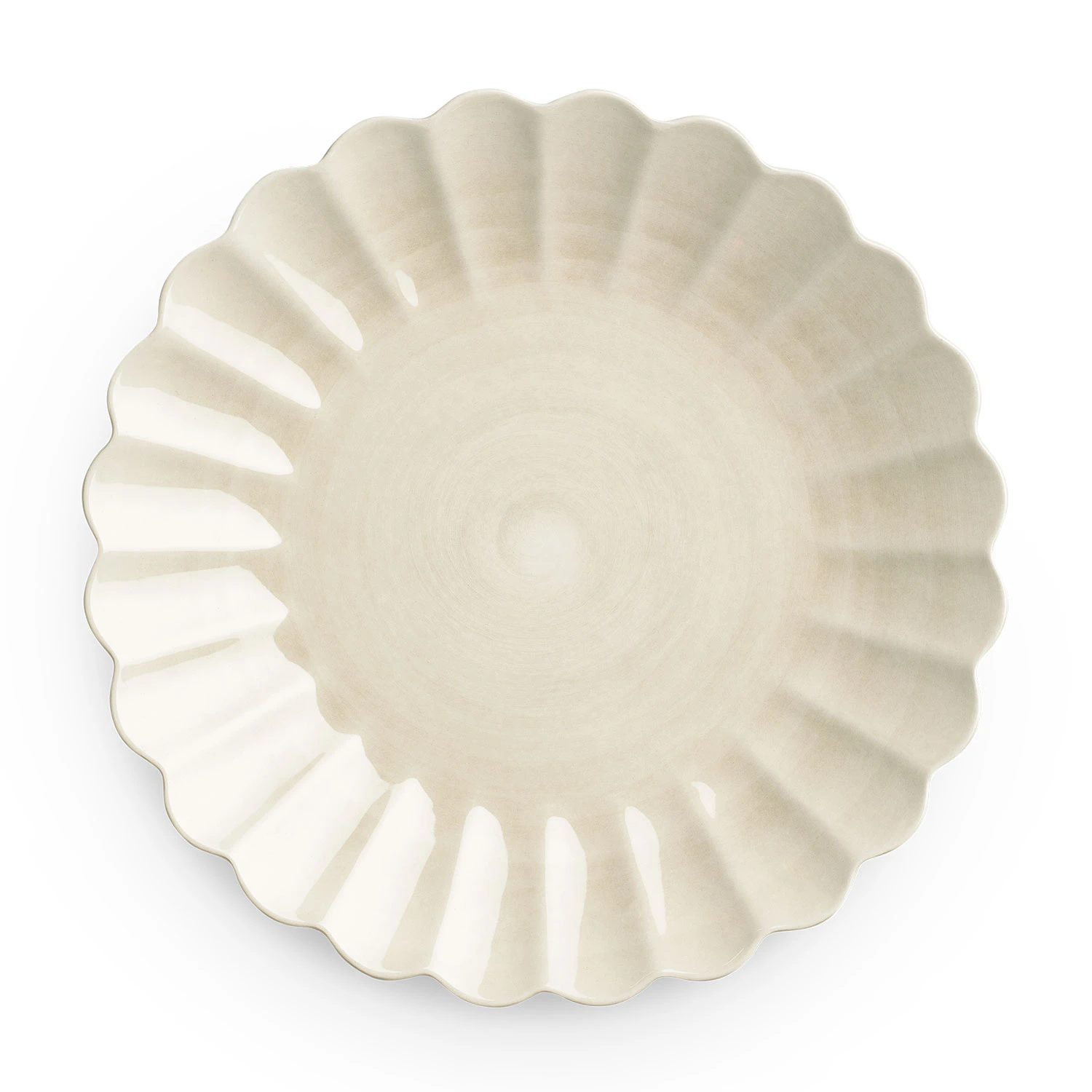 Mateus Oyster Tallerken 28 Cm - Middagstallerkner Keramik Sand - ESA24C