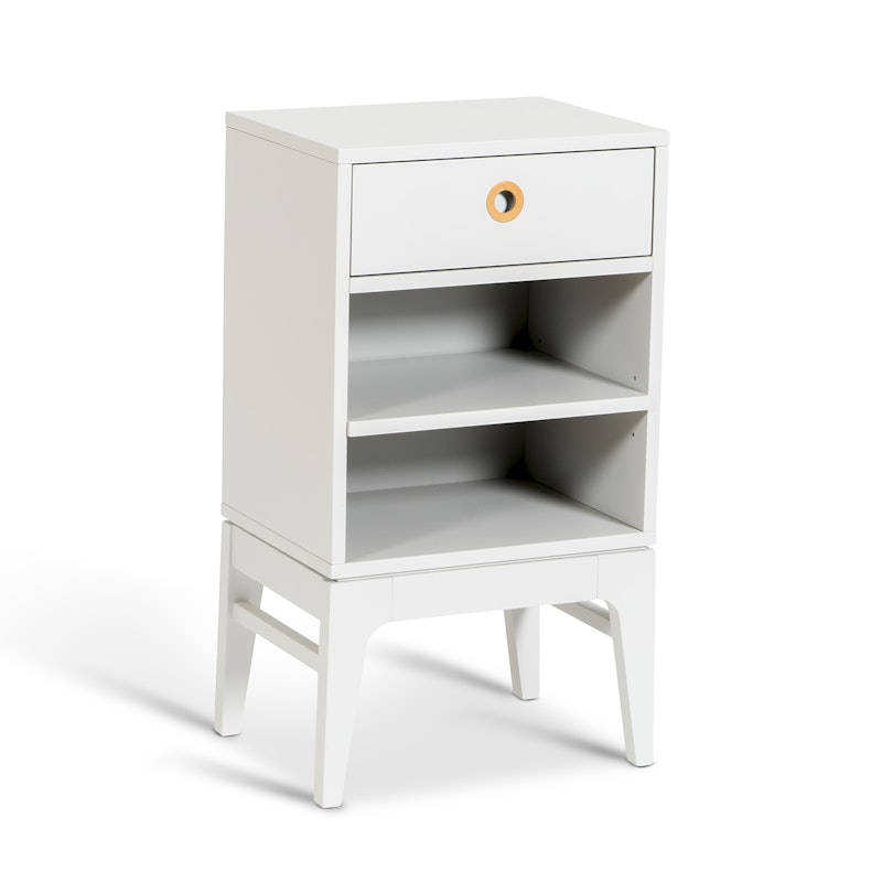 Höllviken Bedside Table Short Legs, Light Grey