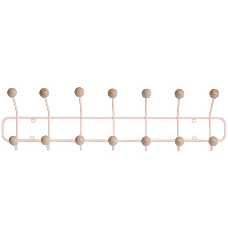 Bill Horizontal Knagerække S, Pale Pink