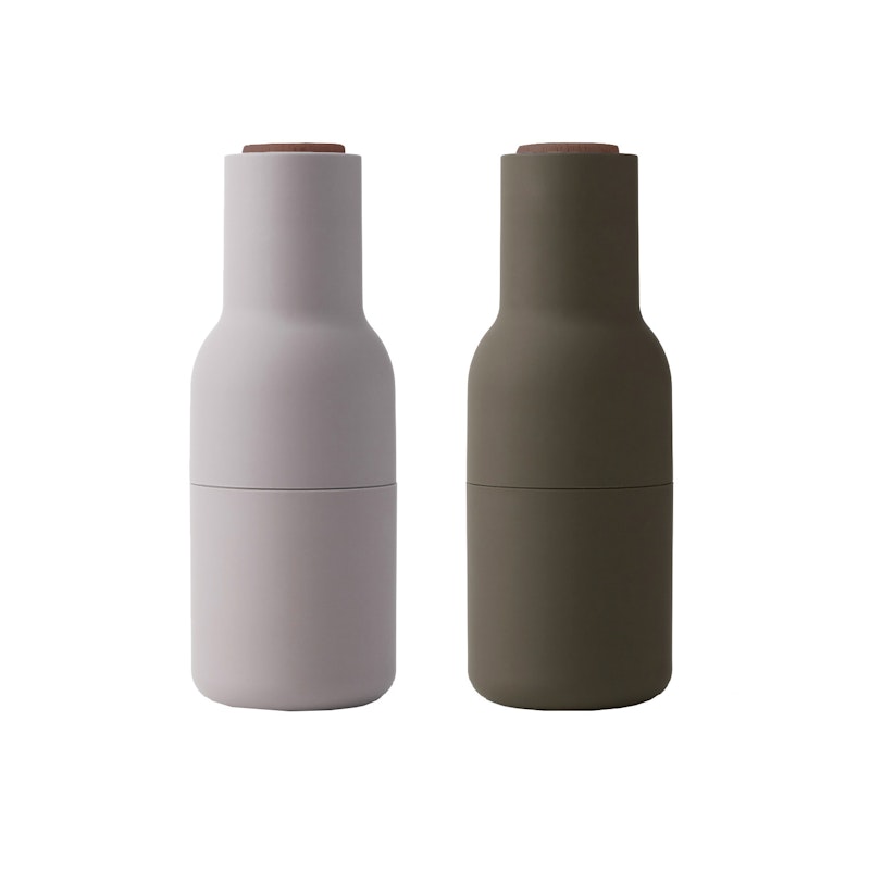 Bottle Grinder Krydderikværn 2-pak, Hunting Green / Beige / Valnød