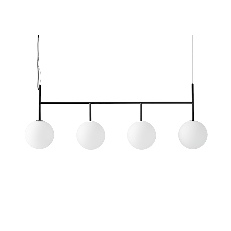 Tr Bulb Suspension Frame Loftslampe, Sort