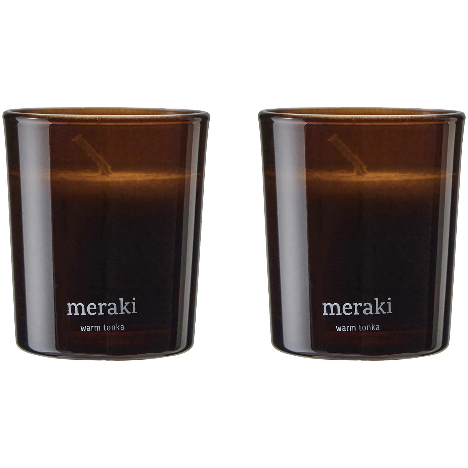 Meraki Duftlys 2-pak Warm Tonka - Duftlys - 366650300
