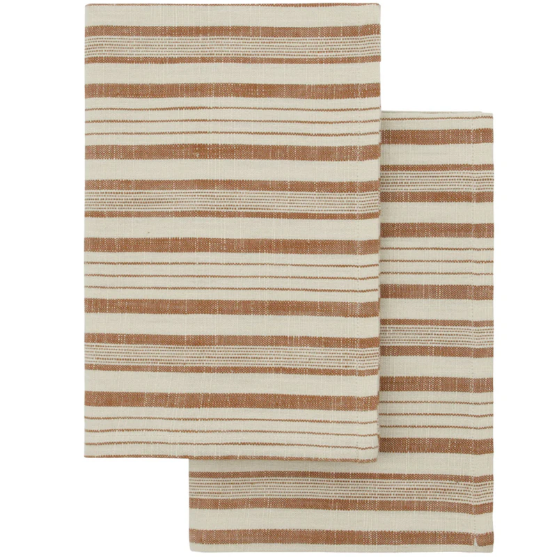 Viskestykke 50x70 cm 2-pak, Terrakotta