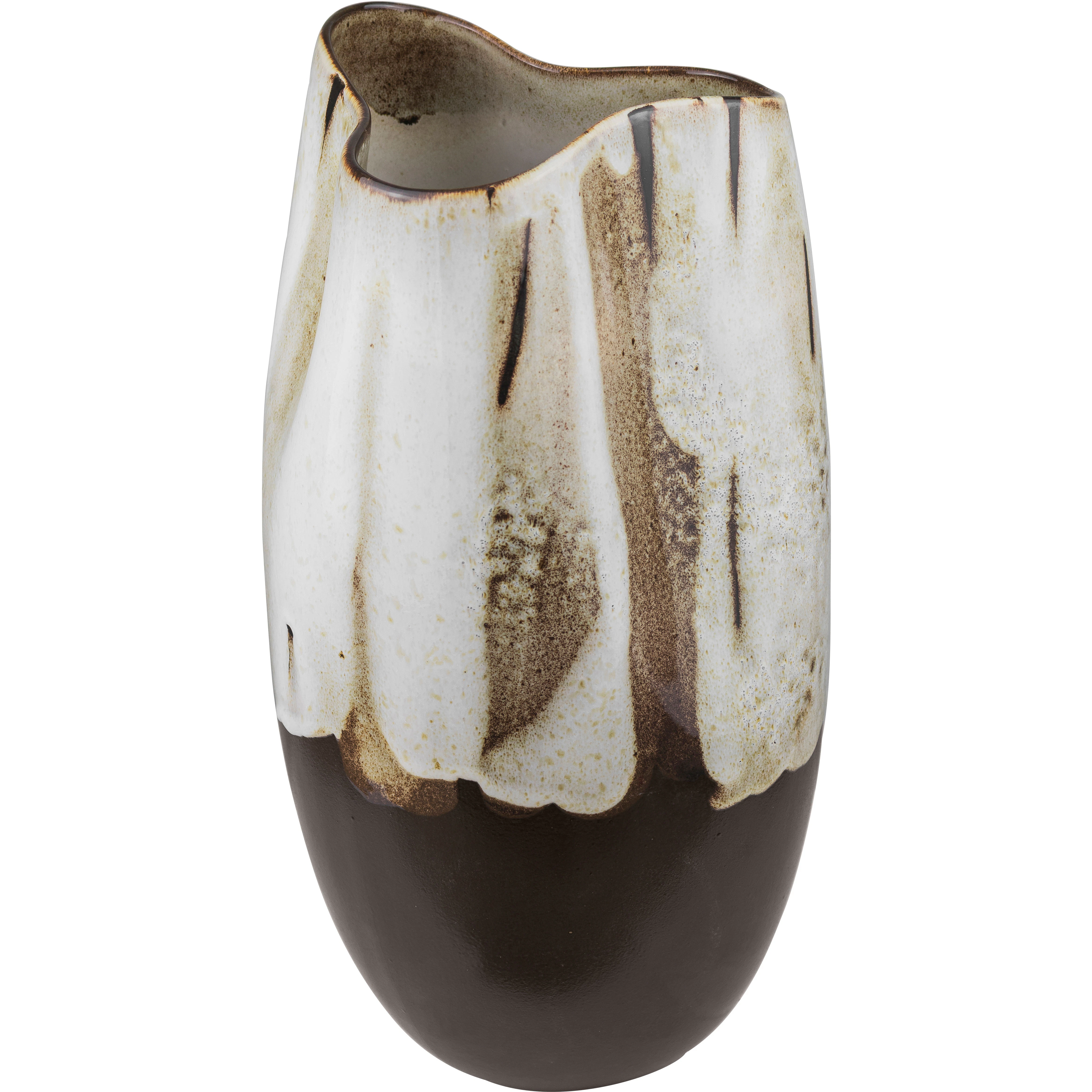 Mette Ditmer By Hand Vase Offwhite 38,5 Cm - Vaser Stent&oslash;j Off-White - BYHCUL41