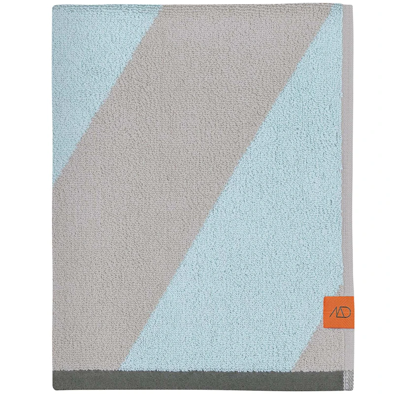 Diagonal Badehåndklæde 70x133 cm, Mint