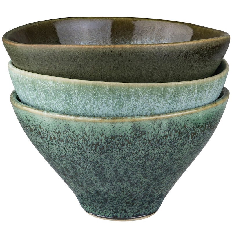 Elements Skål Ø12 cm 3-pak, Grøn