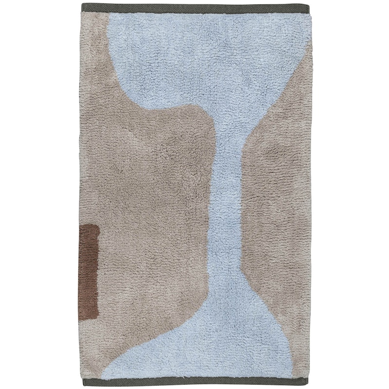 Figura Tæppe 50x80 cm, Lyseblåt