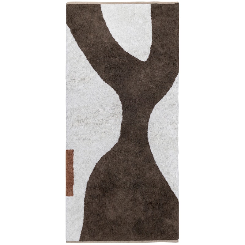Figura Tæppe 70x150 cm, Brunt