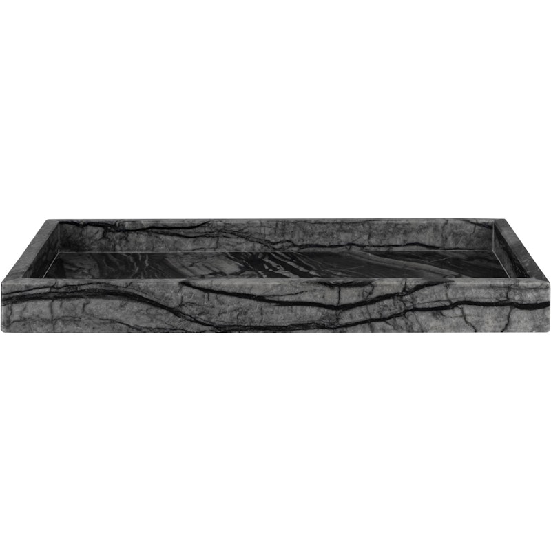 MARBLE Bakke 16x31 cm, Sort/Grå