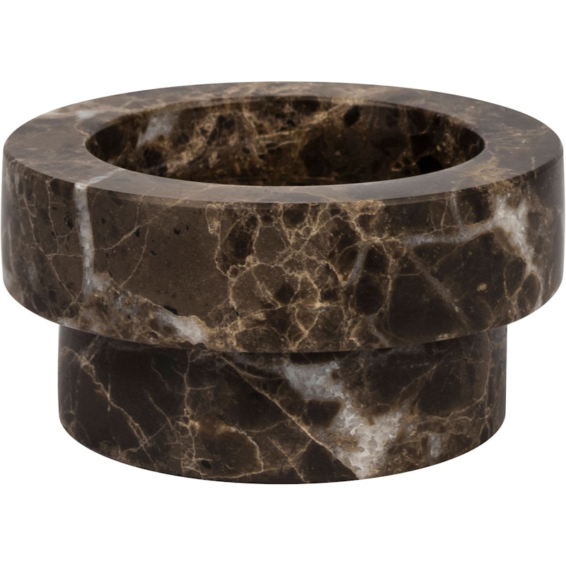 MARBLE Lysestage Lav, Brun