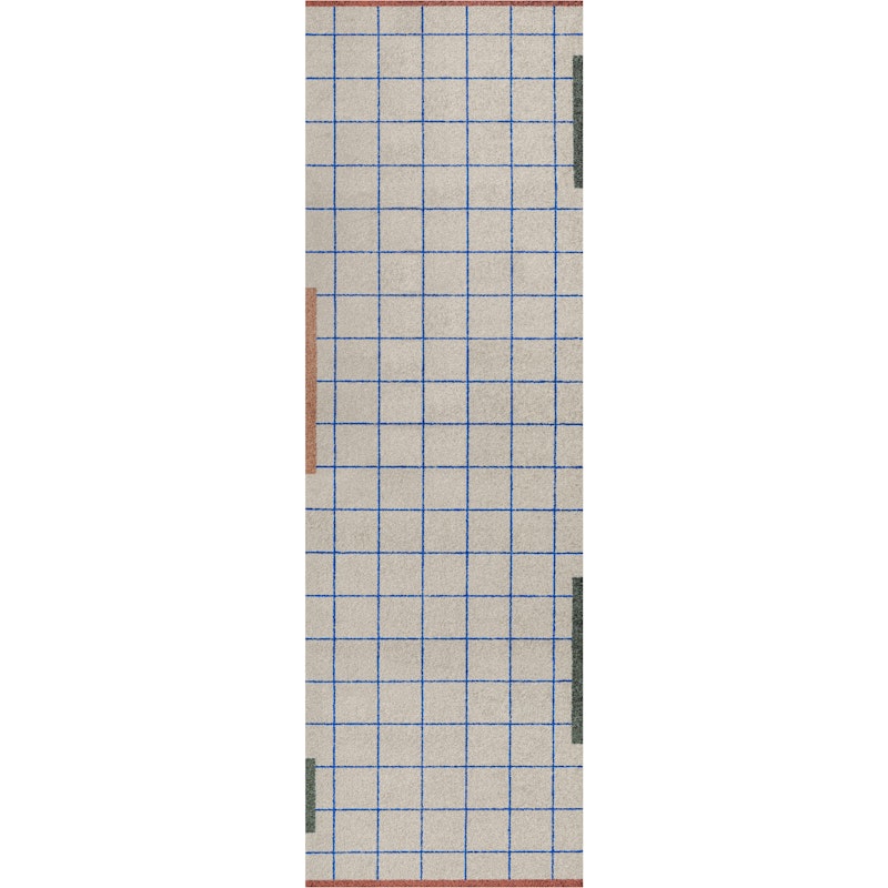 Network Plastikmåtte Sand, 77x240 cm