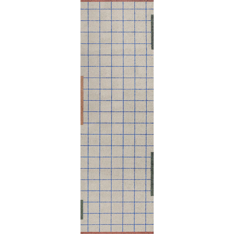 Network Plastikmåtte Sand, 77x240 cm