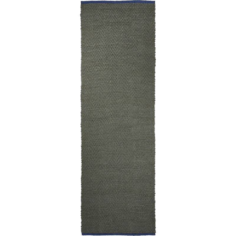 Notes Tæppe 80x245 cm, Olivengrønt