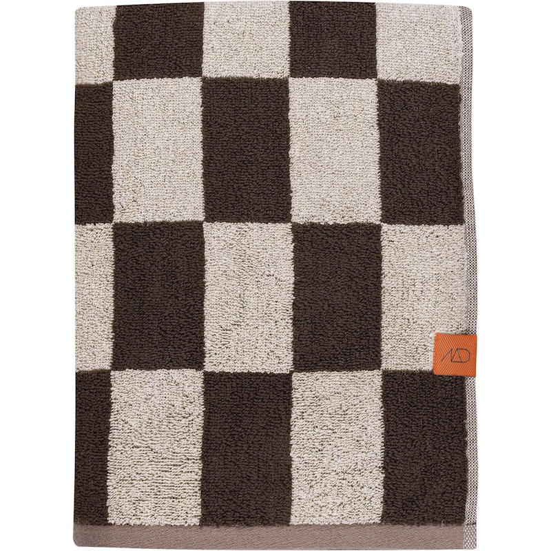 Retro Badehåndklæde 70x133 cm, Chocolate