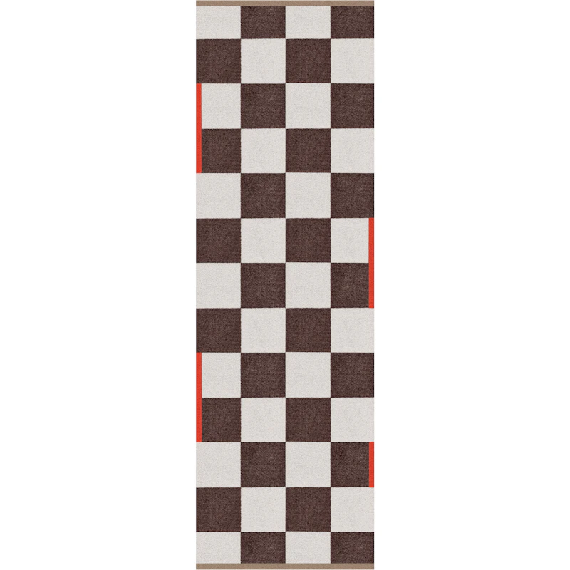 Square Plastikmåtte 77x240 cm, Brun