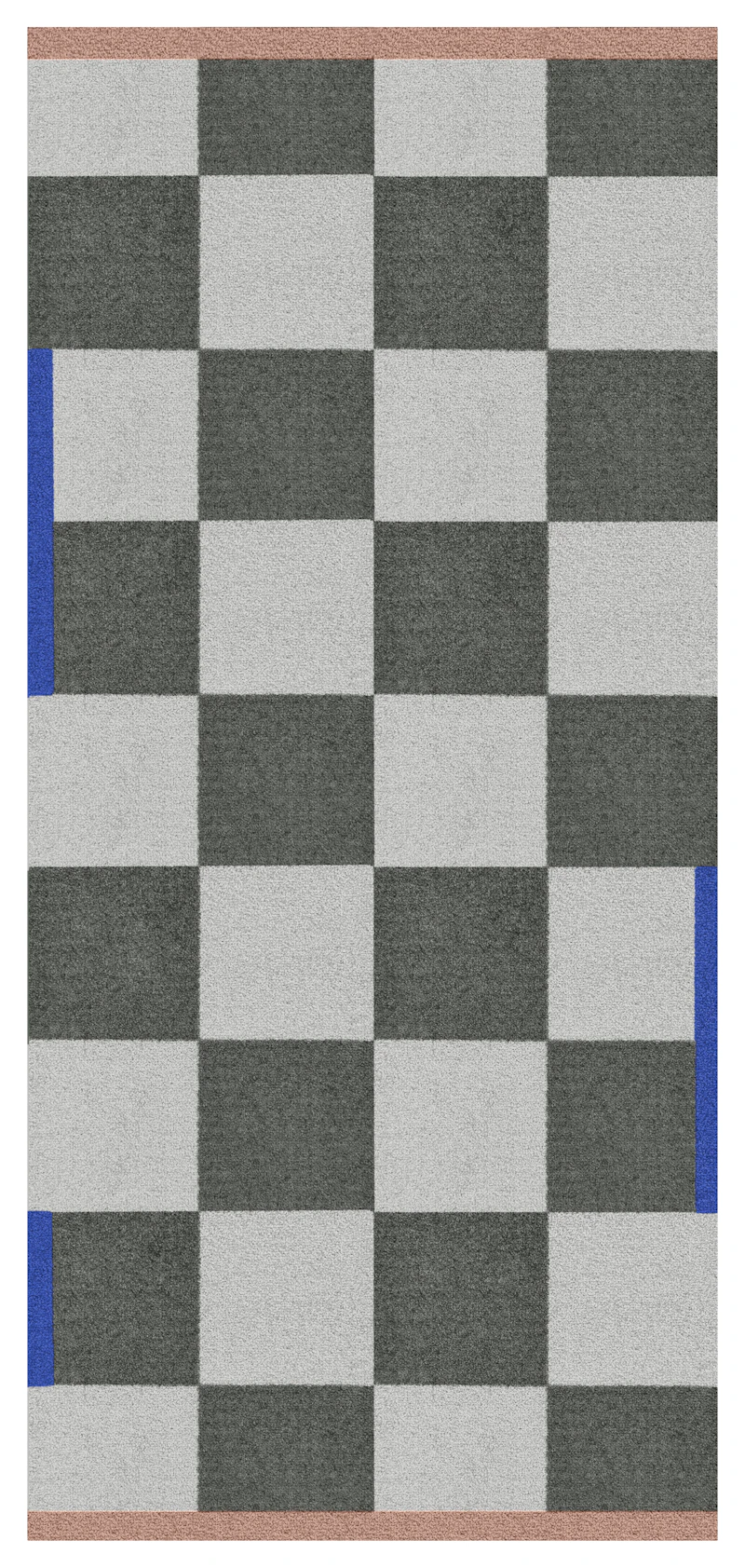 Square Plastikmåtte 70x150 cm, Olivengrøn