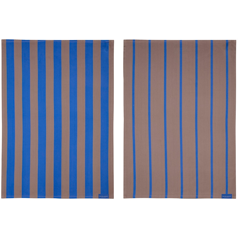 STRIPES Viskestykke 2-pak 50x70 cm, Blush