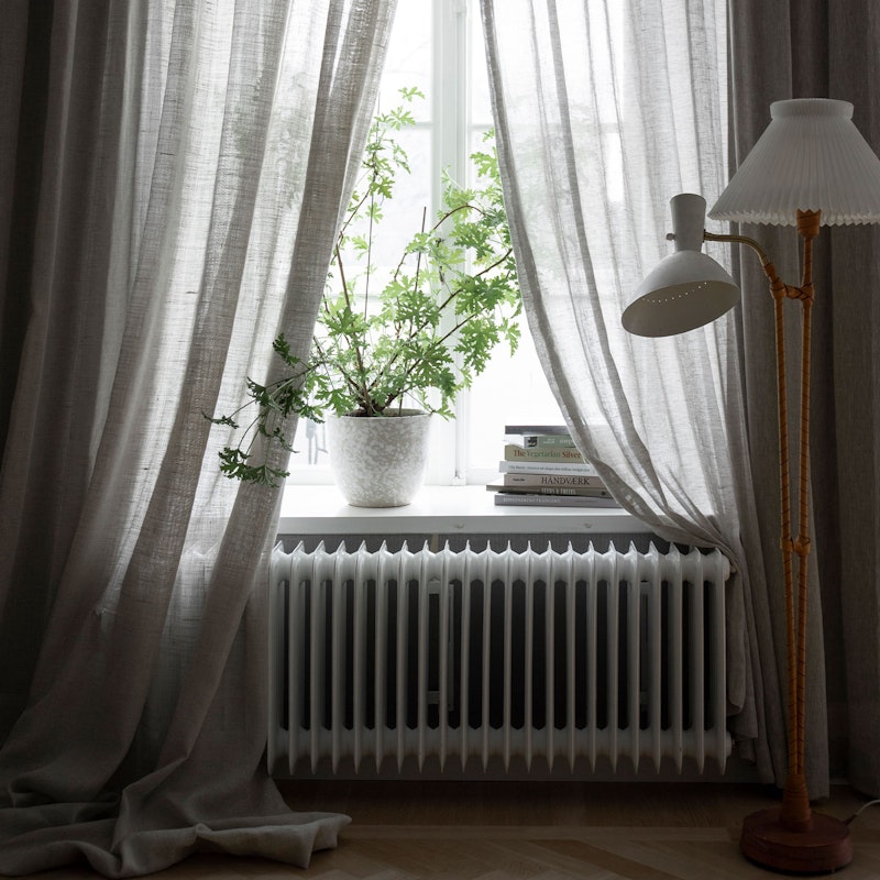 Ellie Gardin Dobbelt Bredde 290x270 cm, Natur