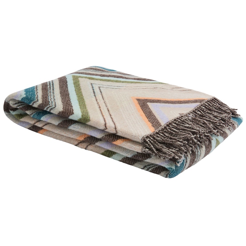 Chevron Plaid 130x190 cm, Brun