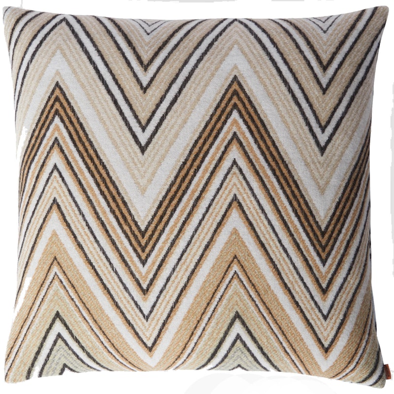 Plume Pude 60x60 cm, Taupe/Flerfarvet