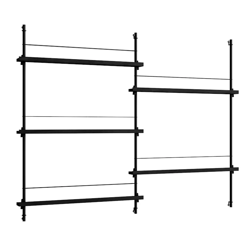 Magazine Hylde 123x162 cm, Sort
