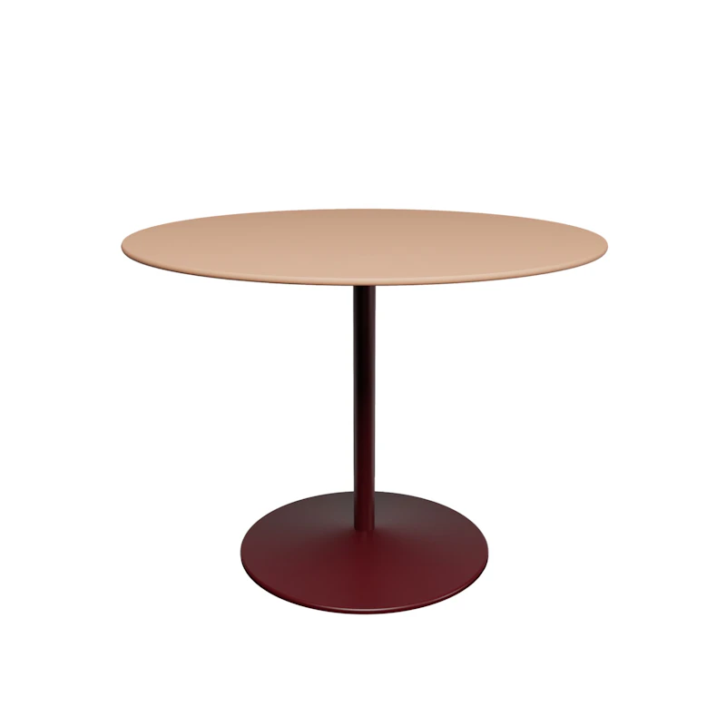 Panton Café- & Spisebord Ø100 cm, 4003 Forbo Walnut Linoleum