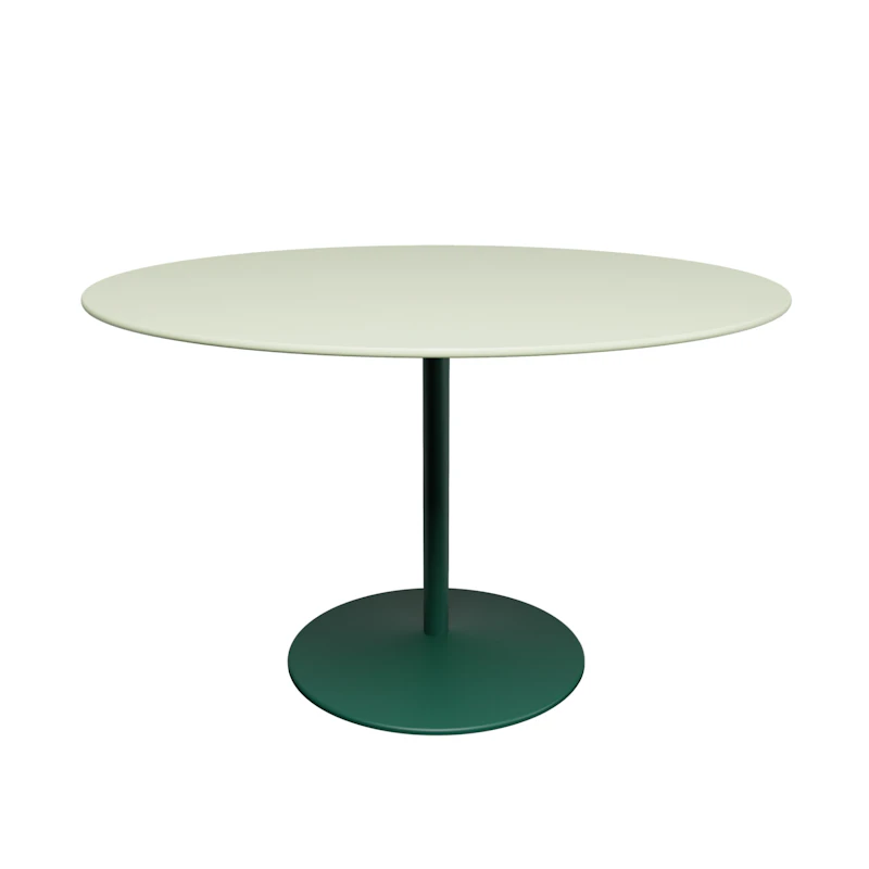 Panton Café- & Spisebord Ø120 cm, 4183 Forbo Pistachio Linoleum