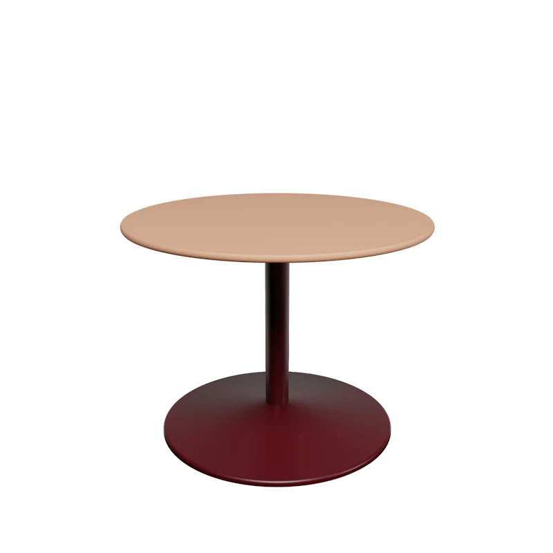 Panton Sofabord Ø60 cm, 4003 Forbo Walnut Linoleum