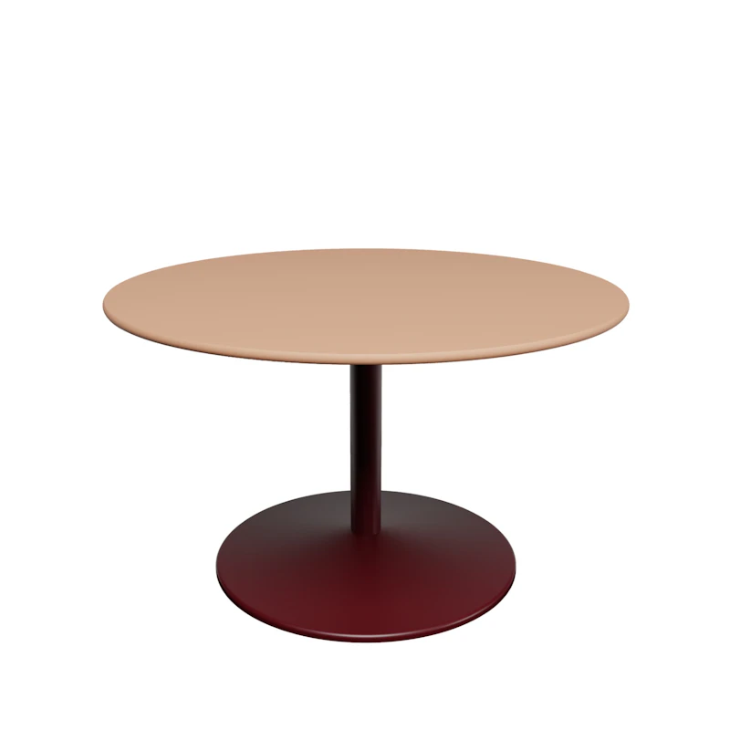 Panton Sofabord Ø75 cm, 4003 Forbo Walnut Linoleum
