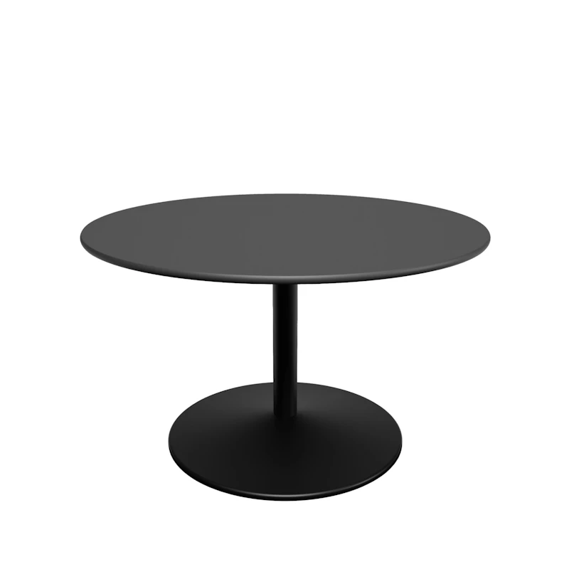 Panton Sofabord Ø75 cm, 4023 Forbo Nero Linoleum