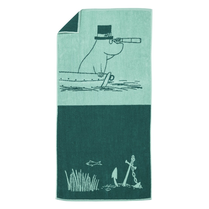 Moomin Badehåndklæde Mumitroldpappa, 70x140 cm
