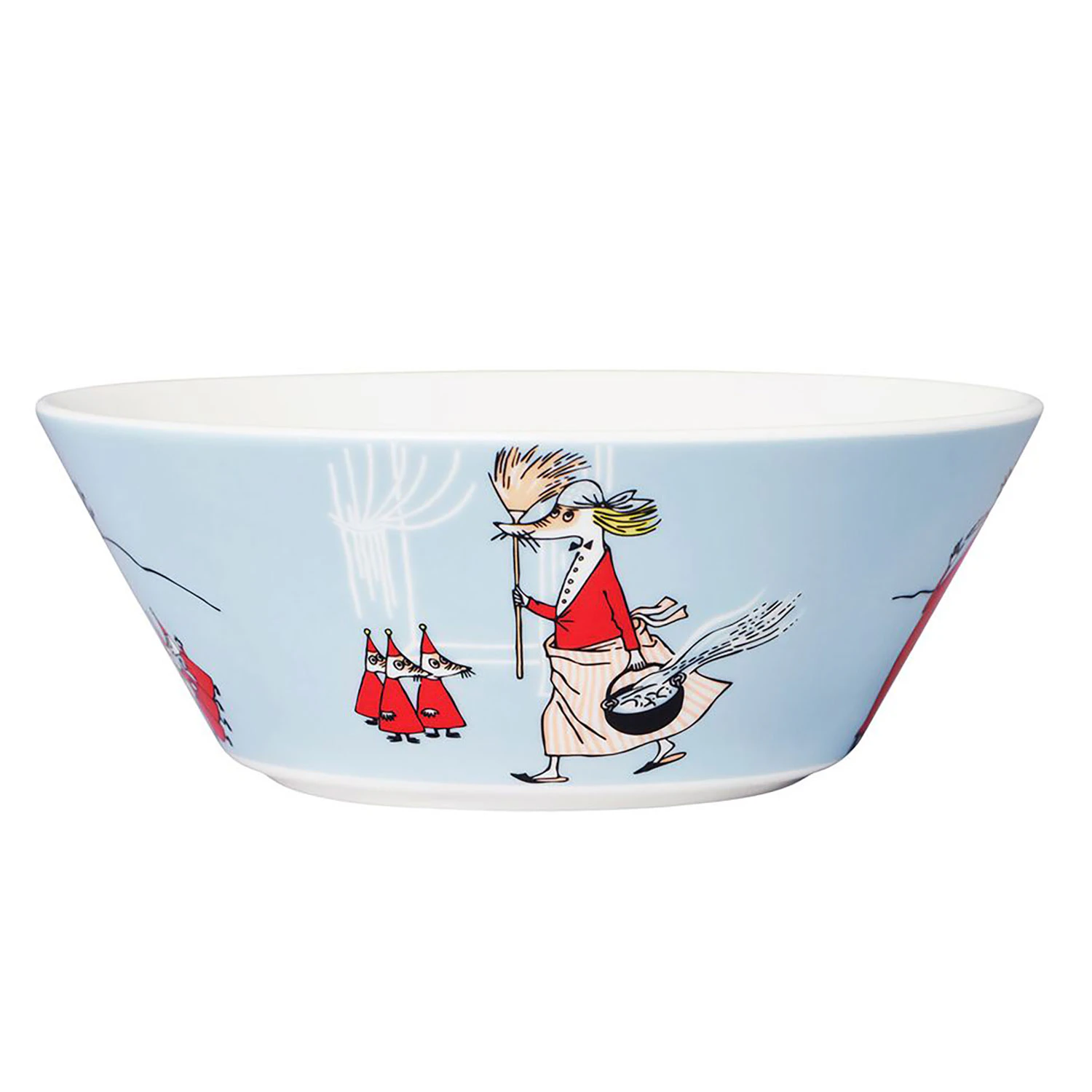 Moomin Arabia Moomin Bowl 15 Cm Fillyjonk Grey - Serveringssk&aring;le Porcel&aelig;n Gr&aring; - 1057217