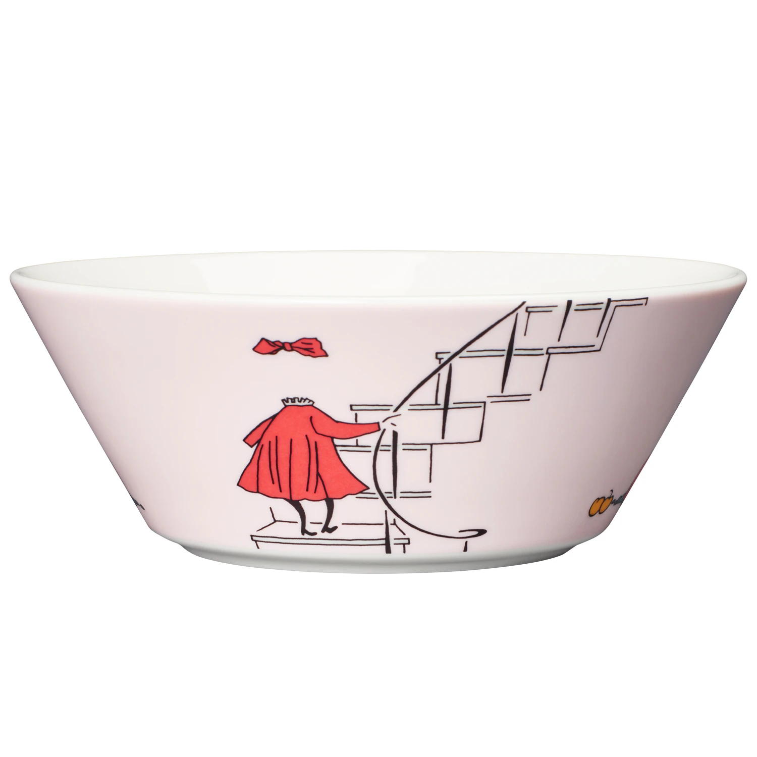 Moomin Arabia Moomin Bowl 15 Cm Ninny Powder - Serveringssk&aring;le Porcel&aelig;n Rosa - 1027440