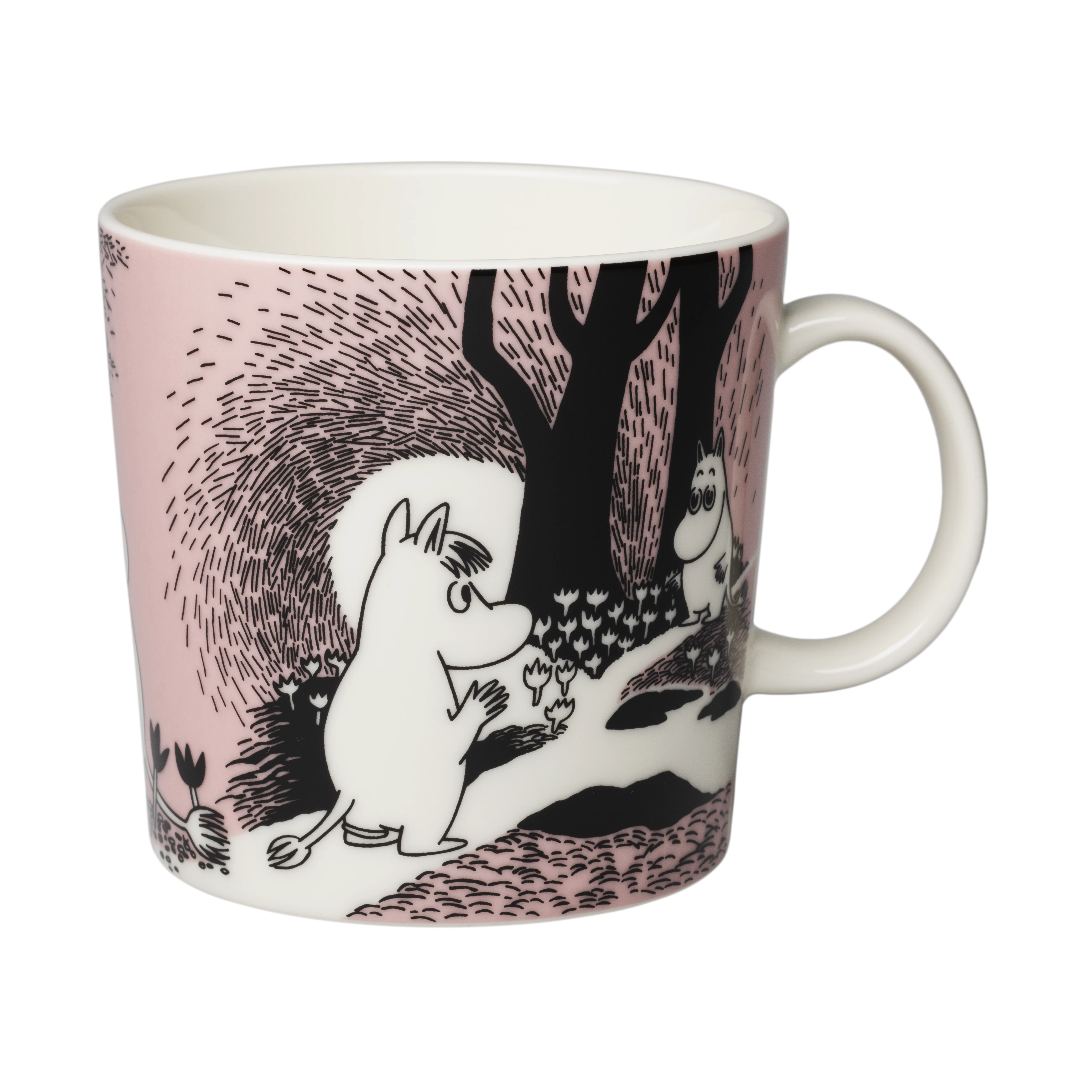 Moomin Arabia Moomin Krus 40 Cl Love 30 - Kaffekopper Vitroporcelain Rosa - 1083239