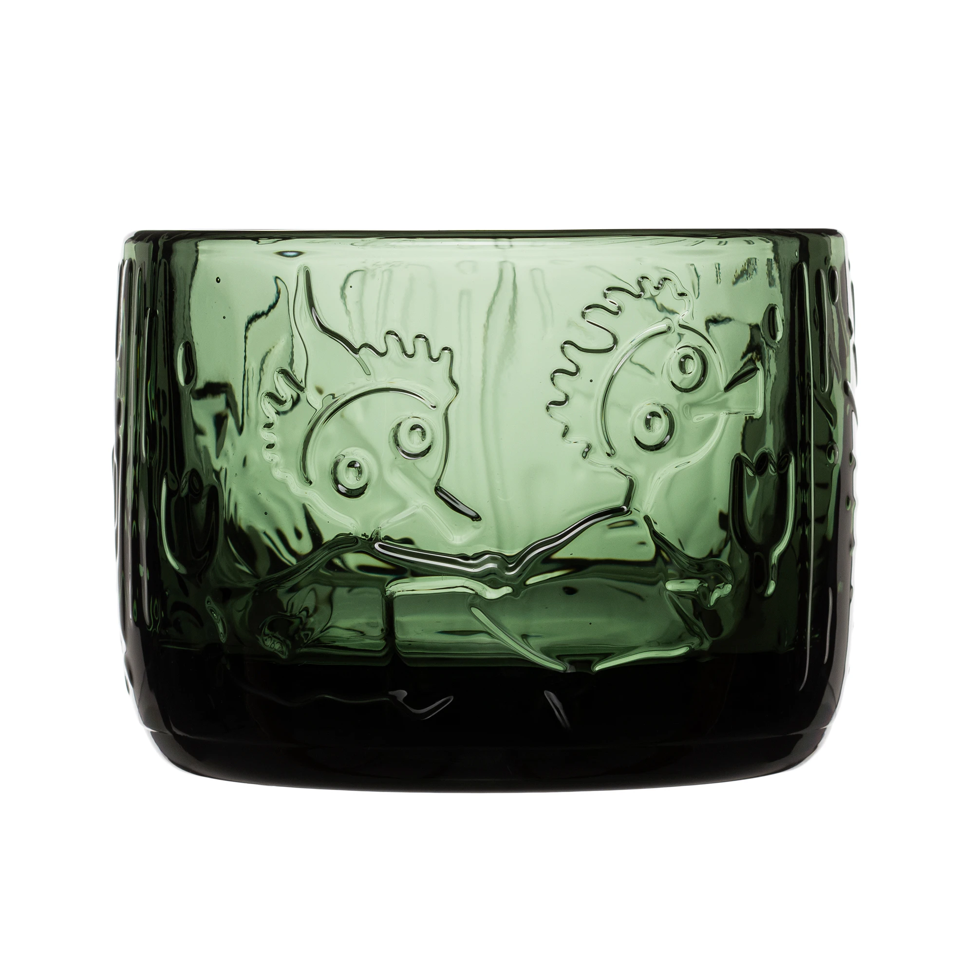 Moomin Arabia Moomin Lysestage Fyrgr&oslash;n - Fyrfadsstager Glas Pine Green - 1086497