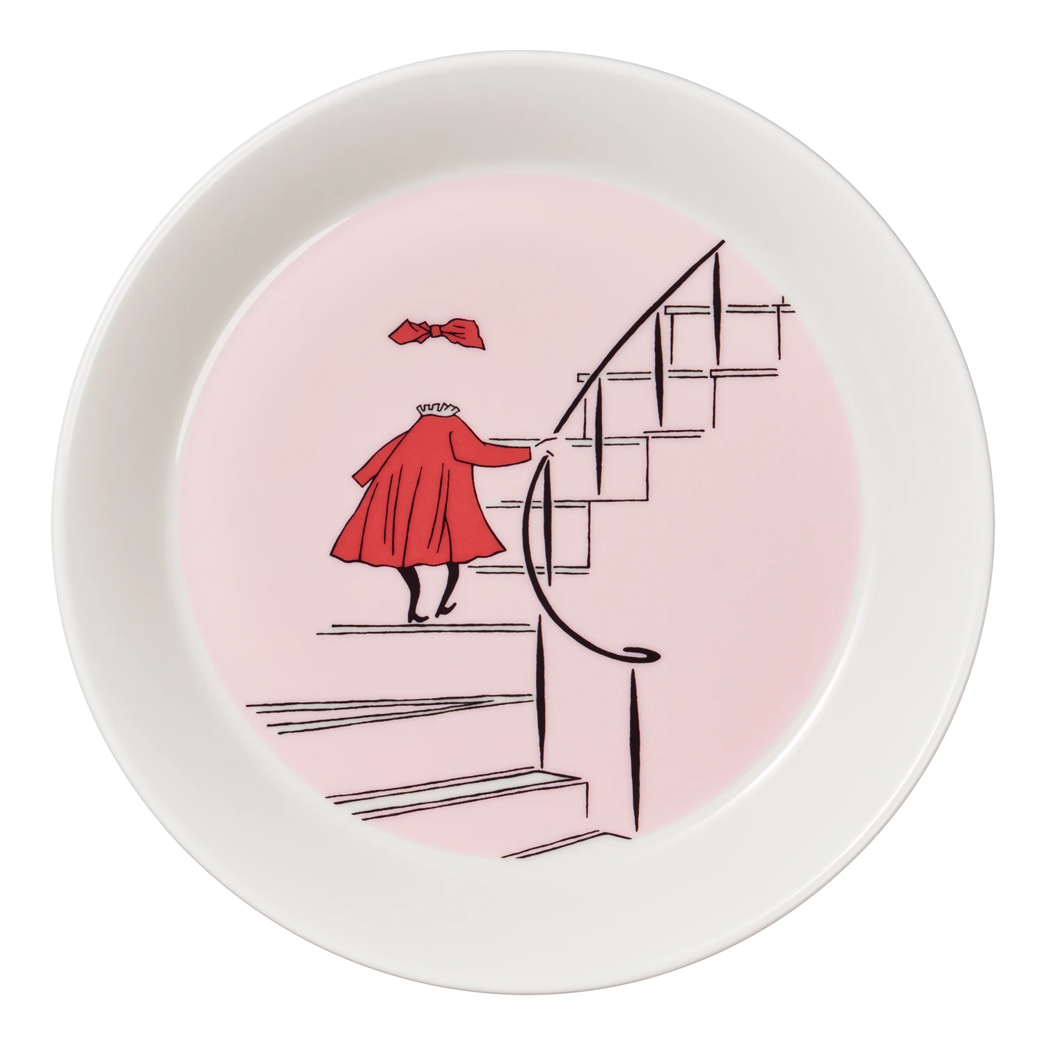 Moomin Arabia Moomin Plate 19cm Ninny Powder - Middagstallerkner Porcel&aelig;n Hvid - 1027442