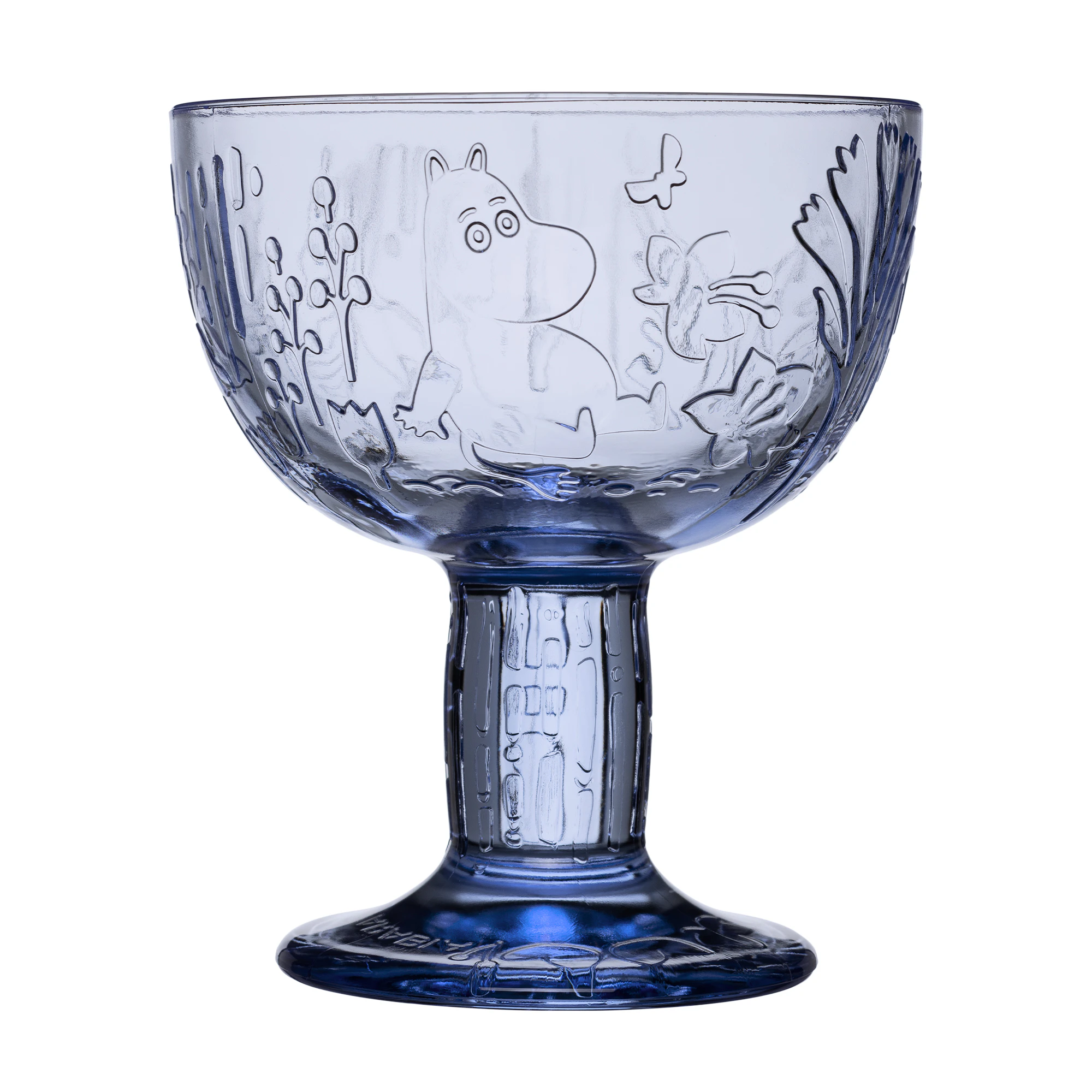 Moomin Arabia Moomin Sk&aring;l - Serveringssk&aring;le Glas Aqua - 1086495