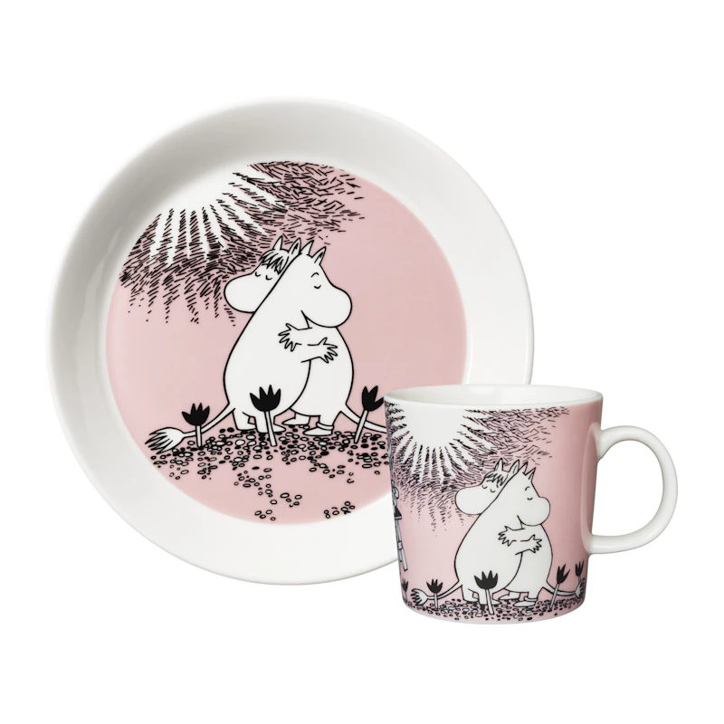 Moomin Sæt Tallerken / Krus Love 30