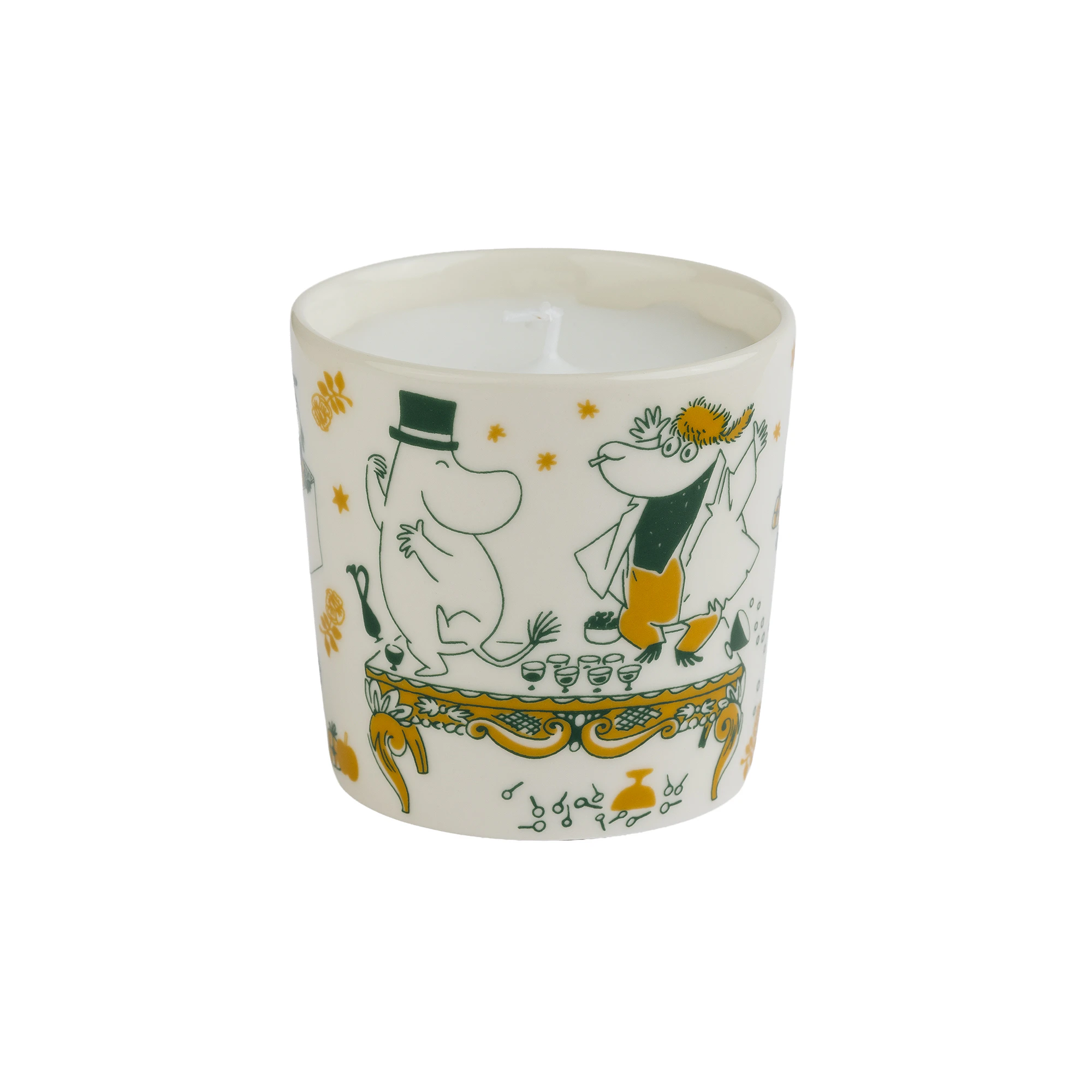 Moomin Arabia Moomin Stearinlys K&aelig;rlighedsgave - Duftlys Keramik Hvid - 1086368