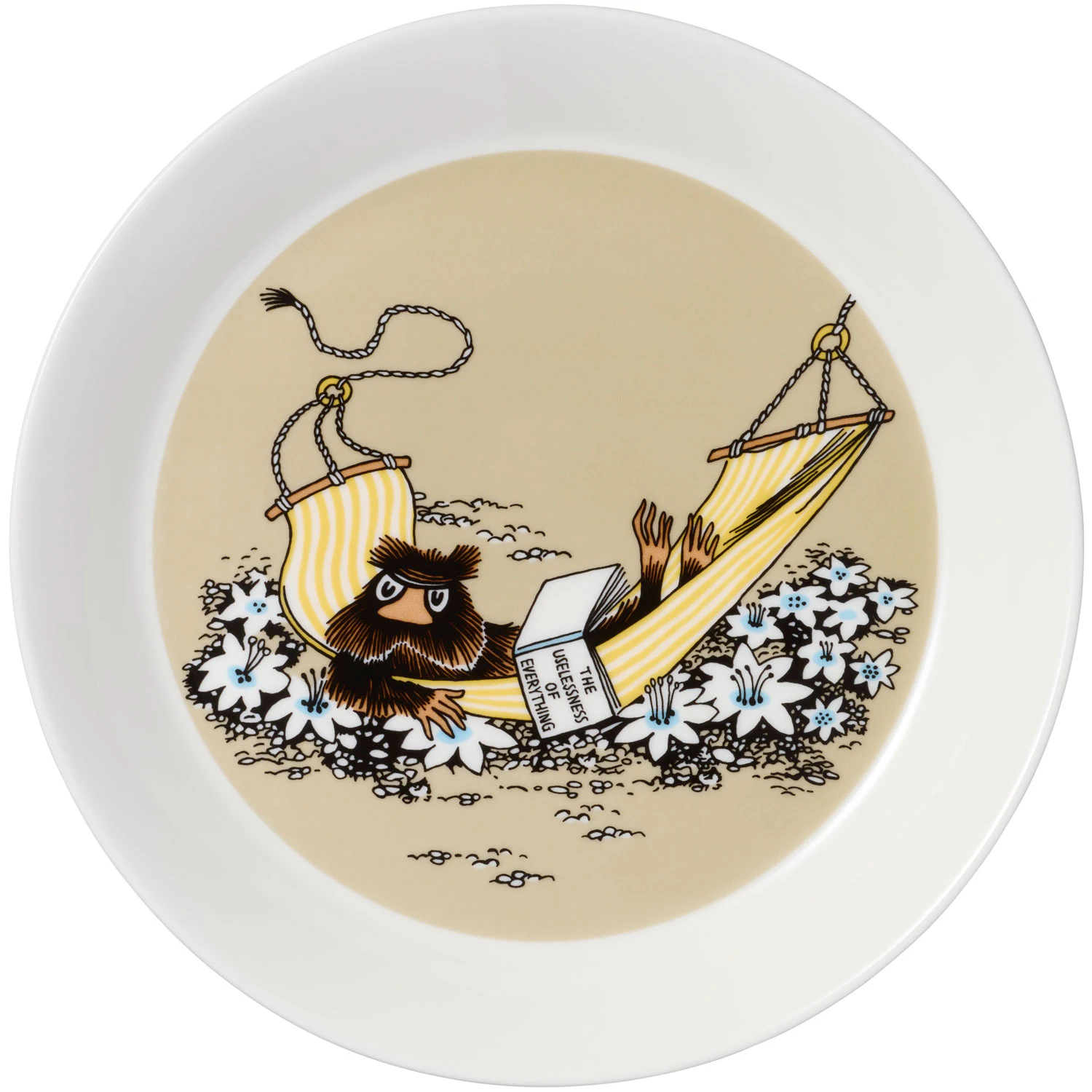 Moomin Arabia Moomin Tallerken 19 Cm Muskrat - Asietter Porcel&aelig;n Beige - 1069395