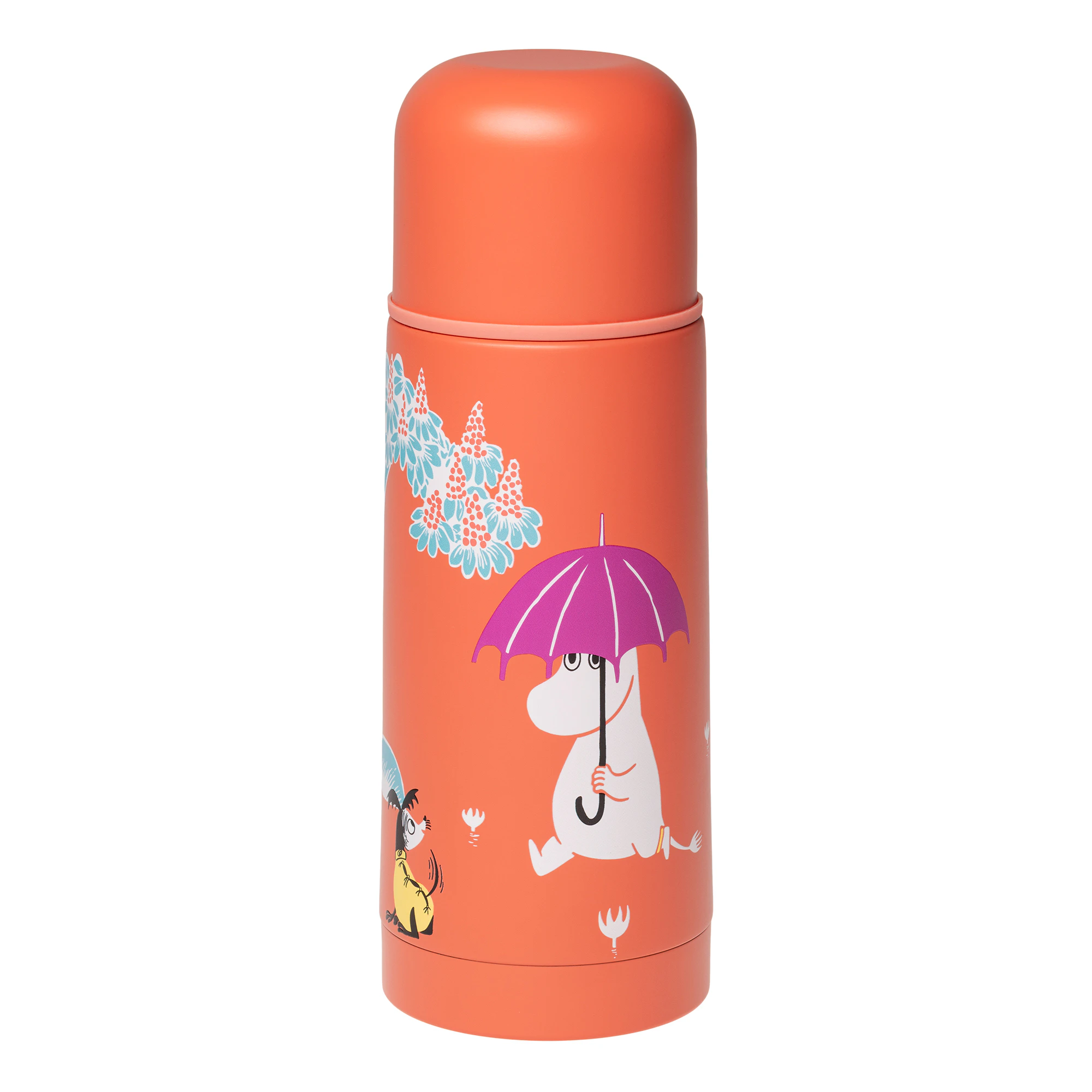 Moomin Arabia Moomin Termoflaske Under Paraplyen 35 Cl - Termokander Rustfrit St&aring;l Koral - 1086517