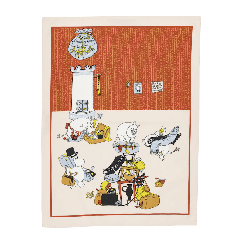 Moomin Viskestykke 50x70 cm Ready for vacation