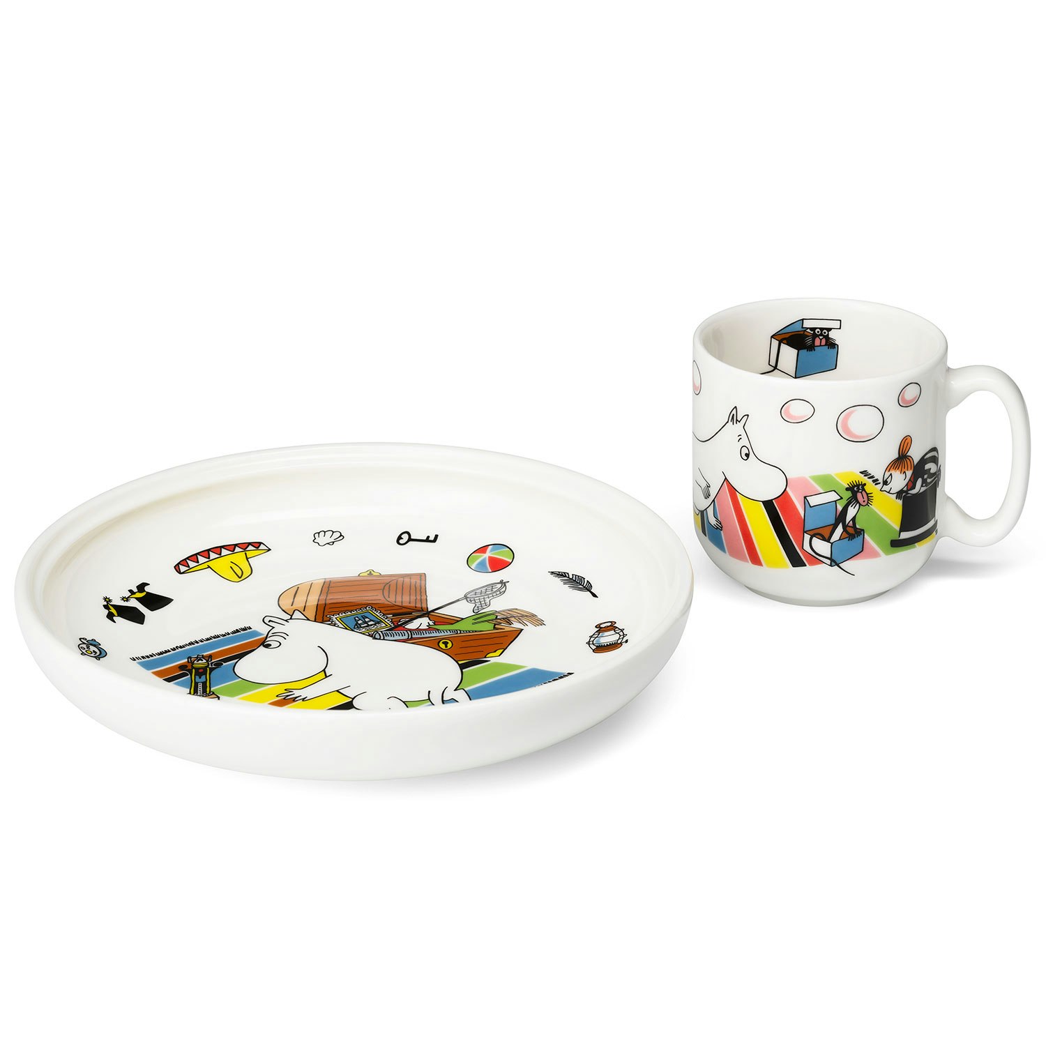 Moomin Arabia Mumi B&oslash;rnes&aelig;t Mumi - B&oslash;rneservice Porcel&aelig;n Multi - 1023462