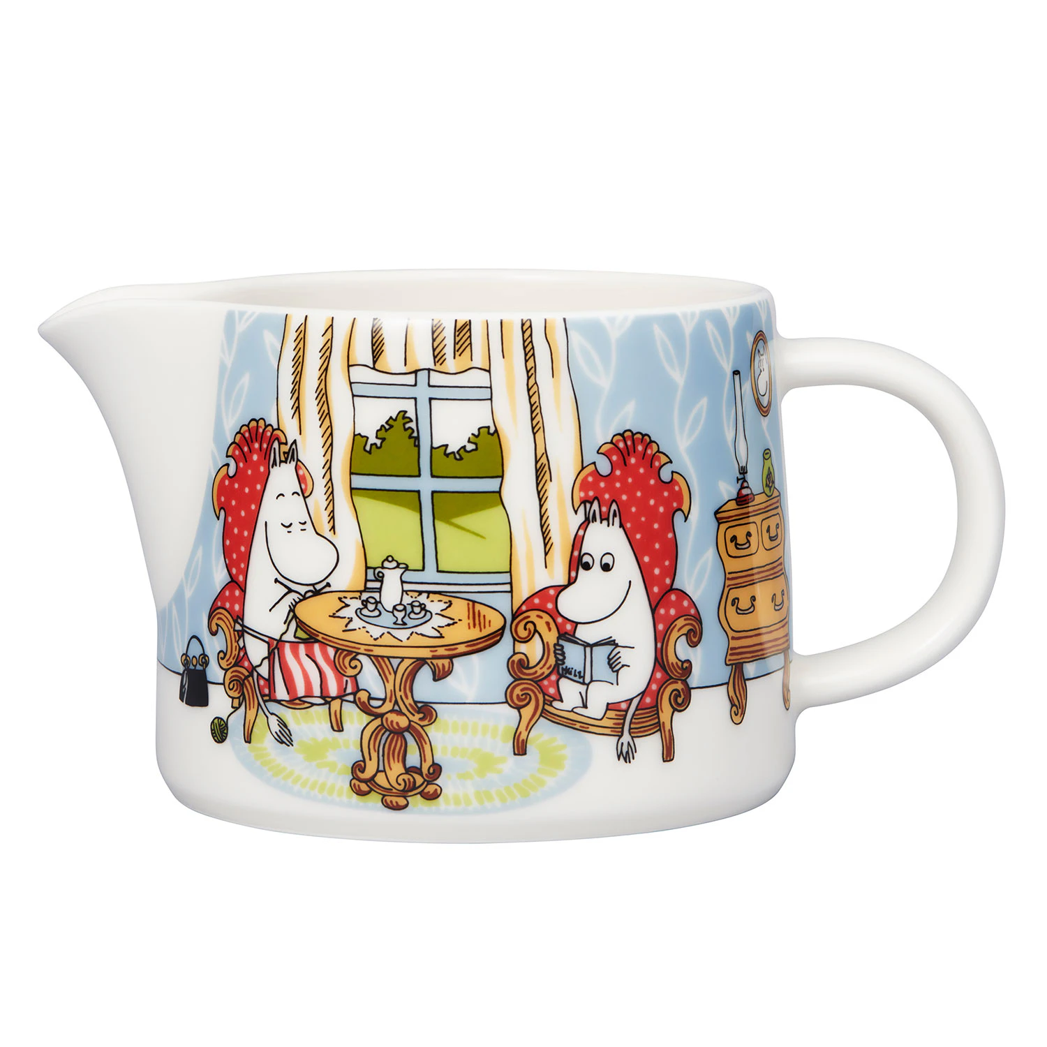 Moomin Arabia Mumi Kande 35cl Eftermiddag I Salonen - M&aelig;lkekander Porcel&aelig;n Mix - 1026057