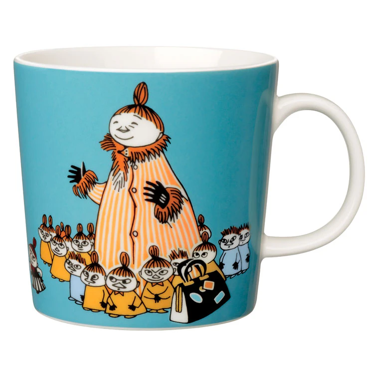 Moomin Arabia Mumi Krus Mymlans Mor 30 Cl - Kaffekopper Porcel&aelig;n Bl&aring; - 1006197