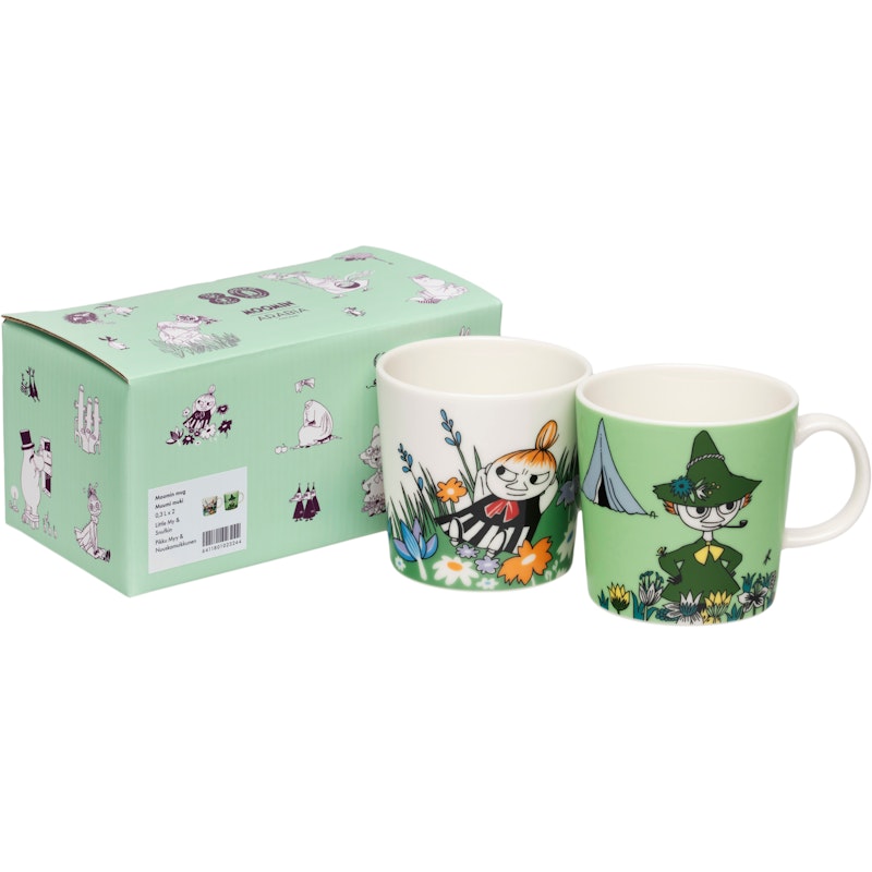 Mumitrold Krus Little My & Snufkin 30 cl 2-pak