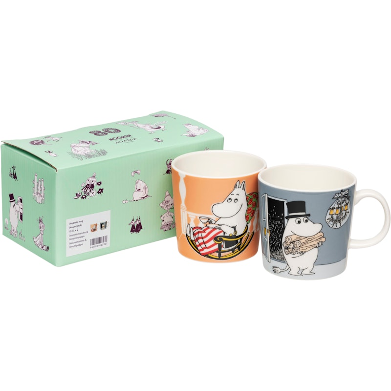 Mumitrold Krus Moominmamma & Moominpappa 30 cl 2-pak