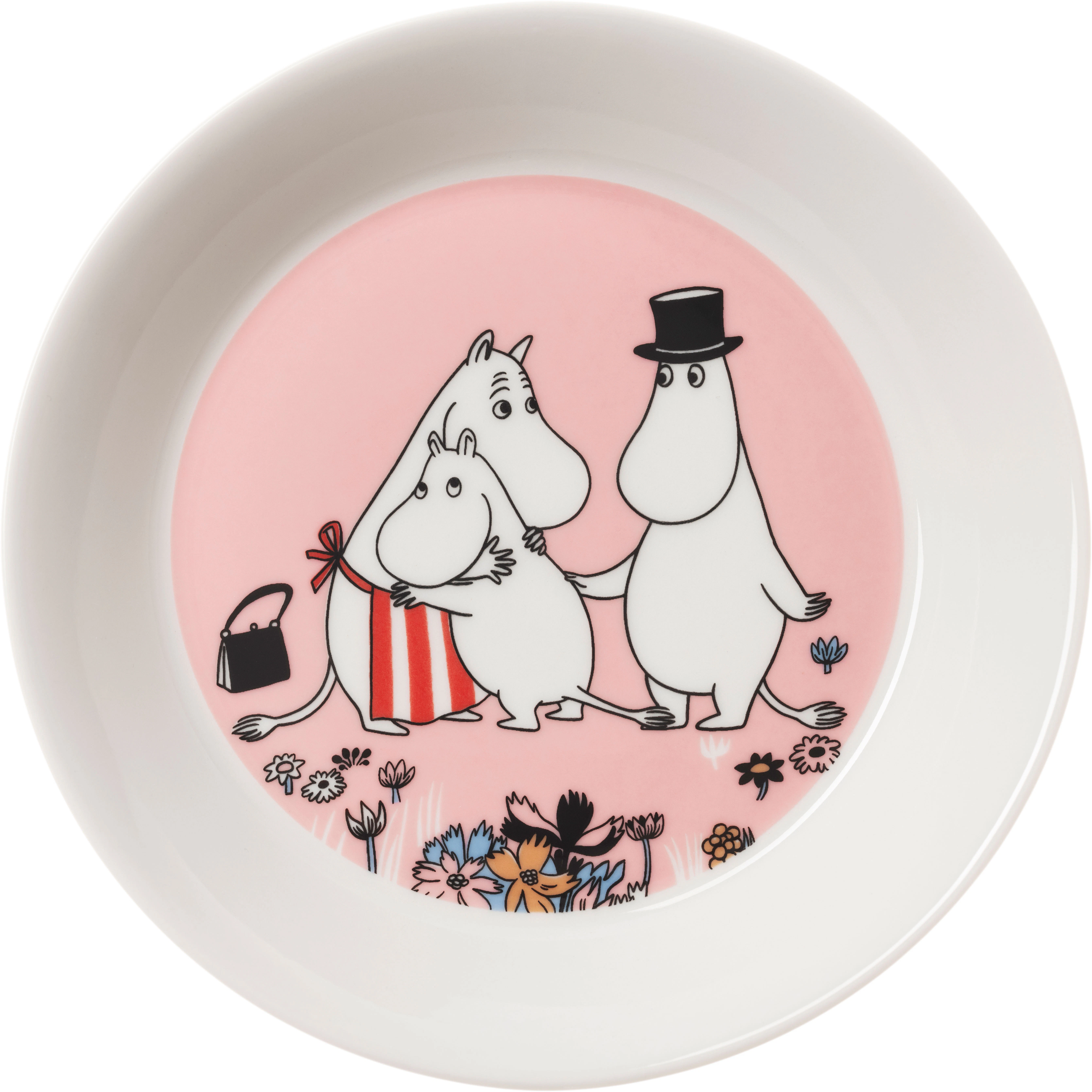 Moomin Arabia Mumitrold Sidetallerken Familietid 15 Cm - Asietter Vitroporcelain Multi - 1076291