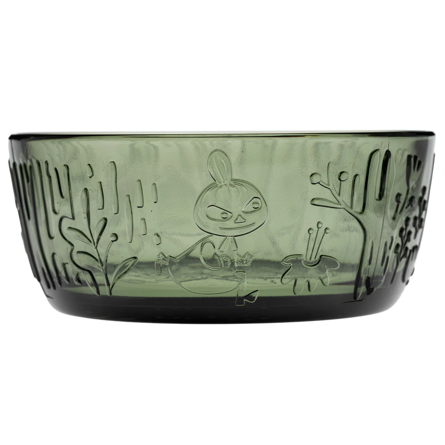 Moomin Arabia Mumitrold Sk&aring;l 35 Cl Fyrretr&aelig;sgr&oslash;n - Serveringssk&aring;le Glas Pine Green - 1070991