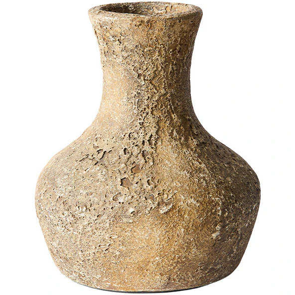 Muubs Eris Vase Rustik 24 Cm - Vaser Terrakotta Sand - 1120002336